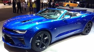 Salão do Automóvel São Paulo 2016  Camaro Conversível 2017 [upl. by Sula]