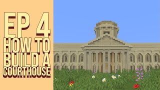 How to Build a Courthouse in Minecraft [upl. by Aihsenad648]