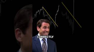 HOW TO DRAW TRENDLINES LIKE A PRO Forex Stocks Crypto shorts [upl. by Adelheid]