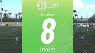 Resum Gols Tercera RFEF Grup VI Jornada 8 [upl. by Giselbert]