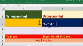 Convert Nanogram to Decigram [upl. by Graces929]