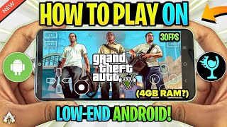 🔥 HOW TO PLAY GTA 5 ON ANDROID IN LOWEND DEVICE  HORIZON EMULATOR GTA V GAMEPLAY [upl. by Aelram858]