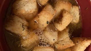 Air fryer croutonsso easy and crispy [upl. by Karin]