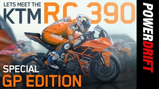 The KTM RC 390 Special GP Edition An Introduction  KTM RC cup  PowerDrift [upl. by Atolrac]