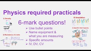 Required practical masterclass  GCSE Physics Paper 1 [upl. by Roux]