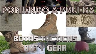 Umboxing Review y Prueba de Botas Tácticas Coyote Modelo 1513 [upl. by Yelats339]