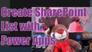 Create SharePoint List using Power Apps and Power Automate [upl. by Ahsok815]