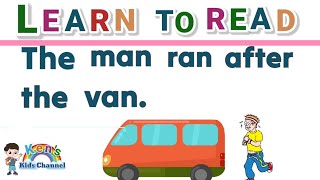 Learn to Read Sentences with CVC Words  CVC Sentences  Reading for Nursery and Kindergarten [upl. by Fasto102]