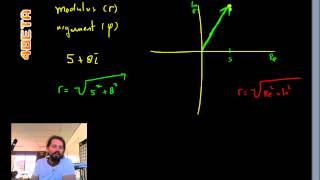 Complexe getallen  modulus en argument berekenen bij de vorm abi [upl. by Lavoie]