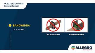 ACS37610 Coreless Current Sensor [upl. by Inahs326]