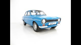 A Collectable Very Rare AVO Mk1 Ford Escort RS1600 Custom in Astounding Condition  SOLD [upl. by Danais155]