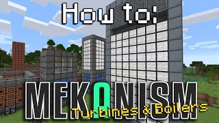 How to Mekanism  Steam Turbine amp Boiler Minecraft 1165 [upl. by Htebharas354]