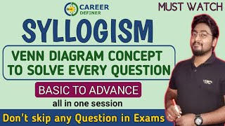 Syllogism Complete Chapter For Bank Exams  Syllogism Concepts amp Tricks  IBPSRRBSBI PO amp Clerk [upl. by Mike]