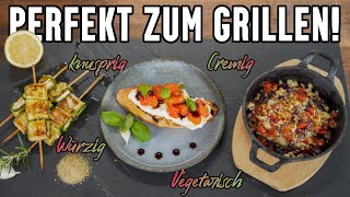 3 Beilagen Rezepte vom Gasgrill Vorspeisen zum Grillen [upl. by Yelkrab]