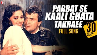 Parbat Se Kaali Ghata Takraee Full Song  Chandni  Sridevi Rishi Kapoor Asha Bhosle Vinod Rathod [upl. by Sigismund]