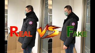 Real vs Fake Canada Goose Macmillan Parka Down Jacket [upl. by Fanchet]