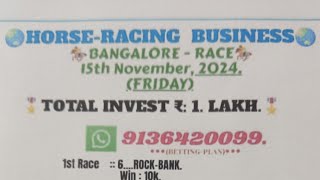 Bangalore Race Tips with Betting plan [upl. by Nnyltiac]