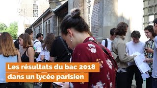 Les résultats du bac 2018 dans un lycée parisien [upl. by Atteyram436]