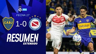 Boca Juniors 1 vs 0 Argentinos Juniors  TorneoBetano  Resumen Extendido  Fecha 17 [upl. by Masao991]