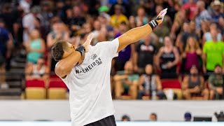 2021 CrossFit Games  Event 12  Men  Gui Malheiross amazing 305 lb Snatch [upl. by Enert]