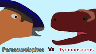 Parasaurolophus vs Tyrannosaurus [upl. by Ennagroeg411]