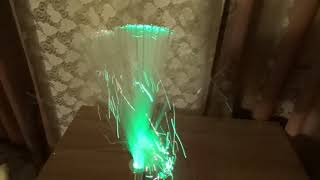 LEDFIBERGLASLEUCHTE LED fiber optic lamp [upl. by Nirol]