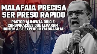 EXPLOSÃO EM BRASÍLIA MALAFAIA ATACA MORAES E INCITA ÓDIO E VIOLÊNCIA [upl. by Alamat]