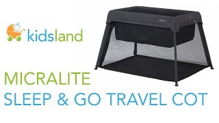 Micralite Sleep amp Go Travel Cot  Introduction by Kidsland [upl. by Wesle]