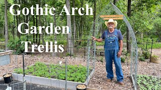 Making a Gothic Arch Garden Trellis [upl. by Kendell]