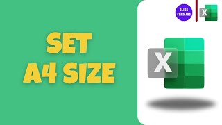 How To Set A4 Size in Excel [upl. by Oicam]