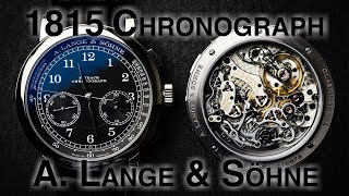 私が夢に見た時計を買いました  A Lange amp Söhne 1815 Chronograph Review [upl. by Gunner]