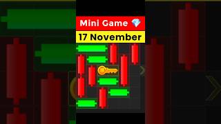 Hamster kombat mini game today  Hamster kombat mini game key  17 November hamster kombat new key [upl. by Conrade]