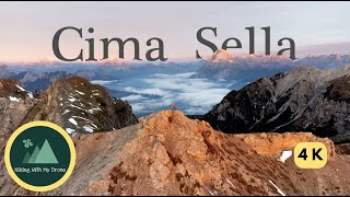 LE DOLOMITI PIÙ SOLITARIE Casera Cavalet e Cima Sella  Dolomiti dOltrepiave [upl. by Aihsile]