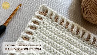 BEAUTIFUL amp EASY Crochet Border for Beginners 🥰 STUNNING Crochet Edging for Blankets and Shawls [upl. by Korten140]