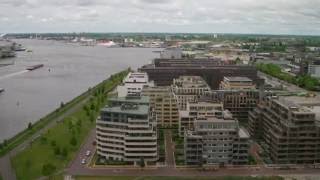 4k Trip to Holland P6 ADAM Toren Lookout 20 Floor Amsterdam [upl. by Arracot255]