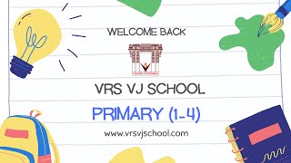 VRS VIGNANA JYOTHI SCHOOL  First Day  Primary Wing [upl. by Asilem70]