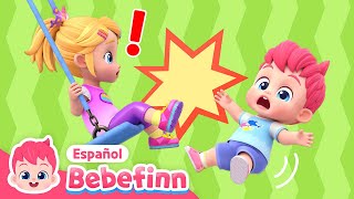 Seguridad en el Parque  Cuidados Diarios  Canciones Infantiles  Bebefinn en español [upl. by Crispen]