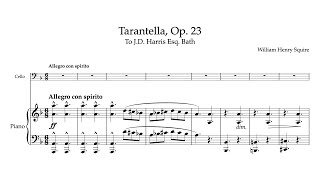 Tarantella Op 23 by William Henry Squire Piano Accompaniment [upl. by Candida838]