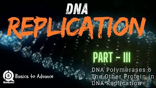 DNA Polymerase amp Replication Fork  DNA Replication  Part III  Basics to Advance [upl. by Aser28]