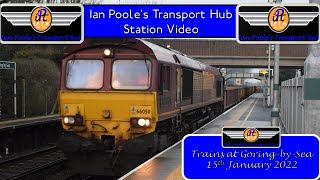 SOUTHERN DIVERTS Trains at GoringbySea train station 15th January 2022 [upl. by Ynohtnaed797]