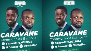 🛑DIRECT Suivez la caravane de la Coalition DIOMAYE PRÉSIDENT de la Commune de Bambilor [upl. by Lhok]