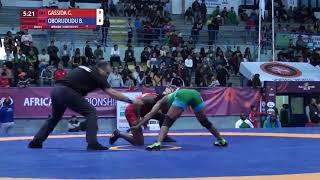 Round 2 WW  68 kg G GASSIDA CHA v B OBORUDUDU NGR [upl. by Lesoj]