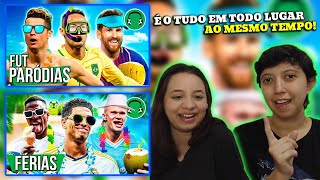 REACT FÉRIAS NO FUTEBOL PARTE 1 e 2  FUTPARÓDIAS [upl. by Yasdnyl]