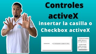 Como usar o insertar la casilla o Checkbox en controles Activex en Excel Cap 12 Checkbox Activex [upl. by Pavlish723]