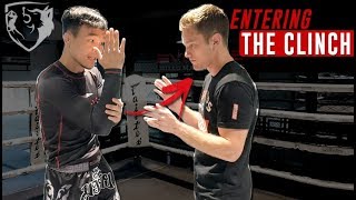 Worlds Best Muay Thai Clincher on How to Enter the Clinch [upl. by Ecirtnahc]