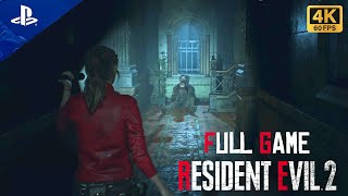 Resident Evil 2 Remake Claire B  FULL GAME WALKTHROUGH  CINEMATIC GAMING PLAYTHROUGH [upl. by Babb681]