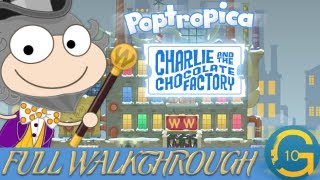 Poptropica  Charlie and the Chocolate Factory Island Full Walkthrough [upl. by Novad]