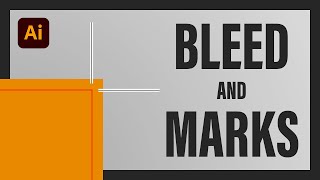 Bleed and Crop Marks in Adobe Illustrator [upl. by Shipley]