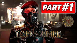 Tempest Rising  PART 1  Tempest Dynasty Mission 1 Gameplay Review [upl. by Nuavahs]