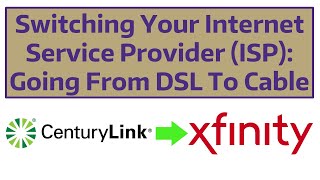 Switching Your Internet Service Provider ISP Going From DSL To Cable [upl. by Ecnerual]